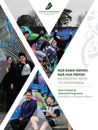 Value_Creation_by_Taitamariki_Programme_SROI_Report cover